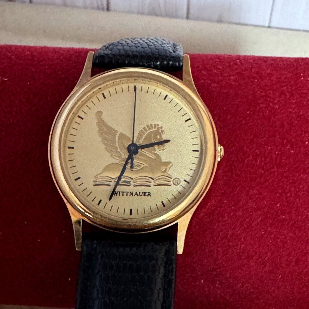 Special Edition Vintage Wittnauer Pegasus Watch Champagne Dial